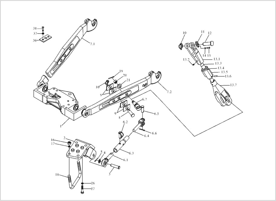 拖拉機(jī)懸挂機(jī)構