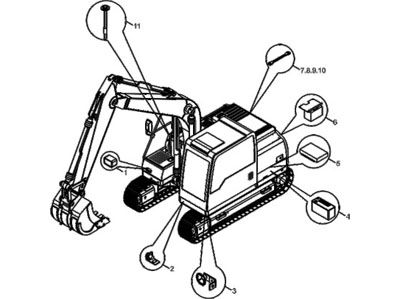 挖掘機(jī)制(zhì)圖